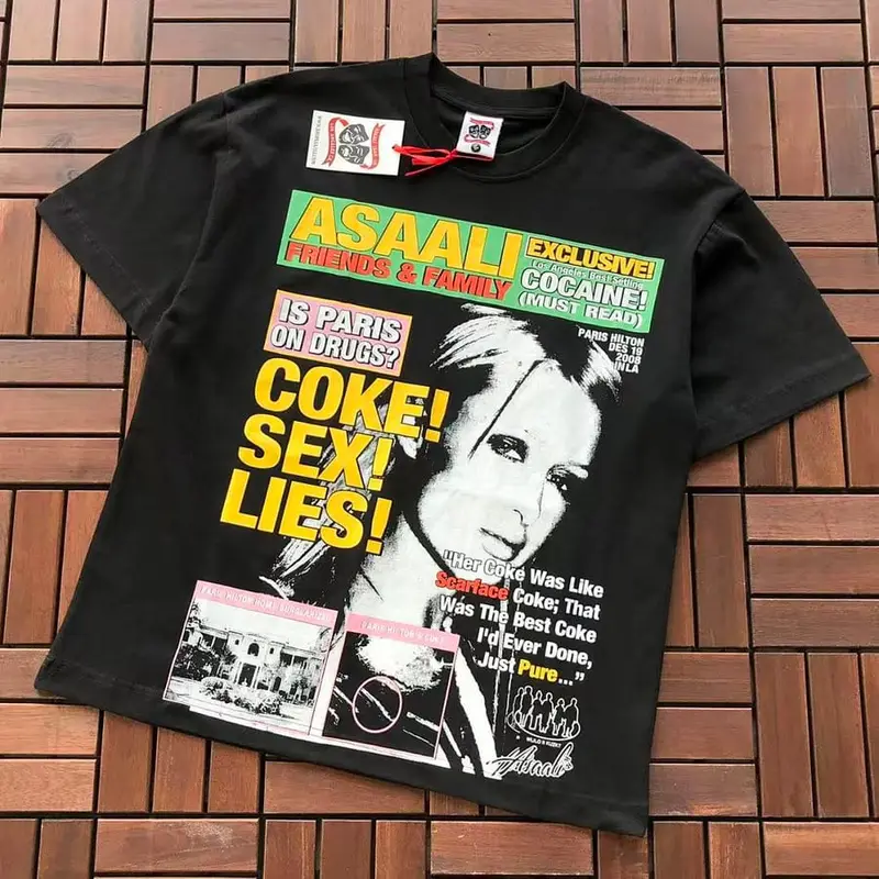 ￥~85 TH🔥T'S A AW🔥UL L🔥T OF C.. & ASAALI T-SHIRT 77072276