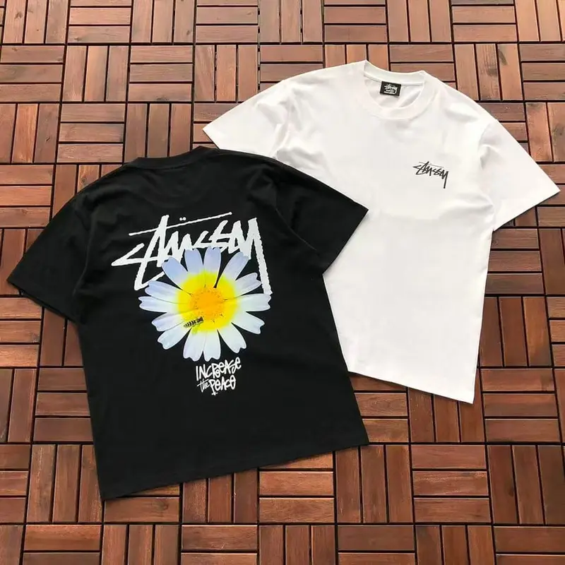 ￥~79 ST🔥S🔥Y T-SHIRT 55040416 (im 185CM 80KG iwear size M in the photo)