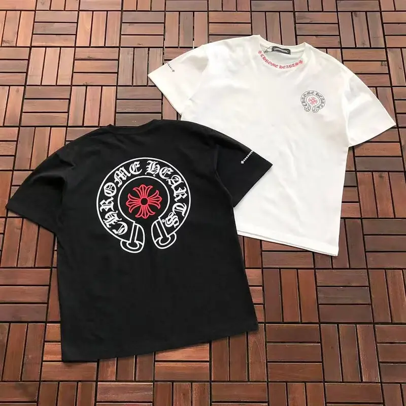￥~85 CH🔥OM🔥 HE🔥RTS T-SHIRT 77070104 (im 185CM 80KG iwear size M in the photo)