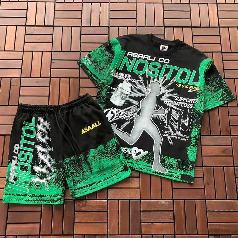 TOP￥~86 PANTS￥~99 TH🔥T'S A AW🔥UL L🔥T OF C..& ASAALI T-SHIRT SHORTS 77072284