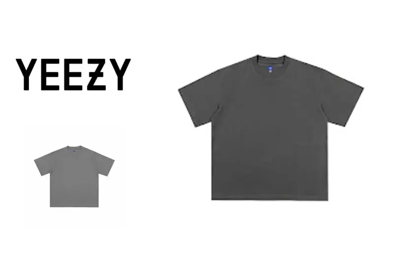 Adidas Yeezy Blank T-shirt Tee