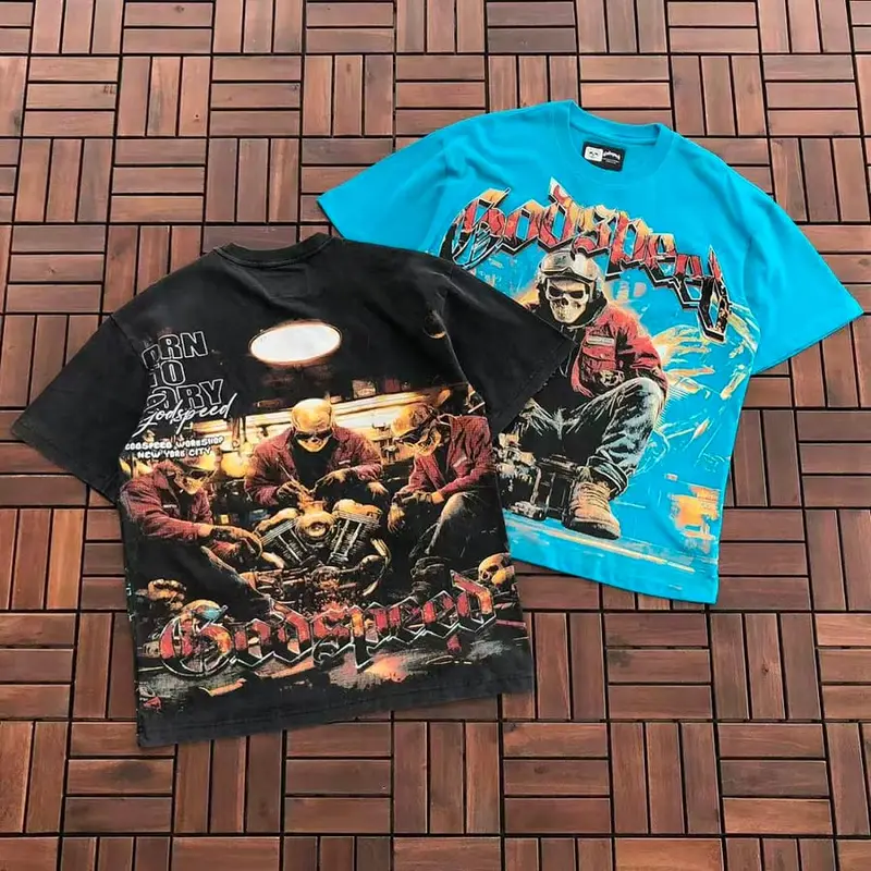 ￥~89 GODSPEED T-SHIRT 77031728 (im 185CM 80KG iwear size M in the photo)