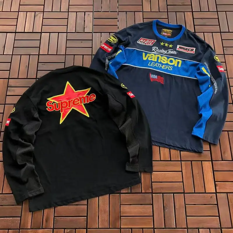 ￥~119 S🔥P🔥E🔥E & VANSON LEATH LONG-SLEEVE 77080713 (im 185CM 80KG iwear size M in the photo)