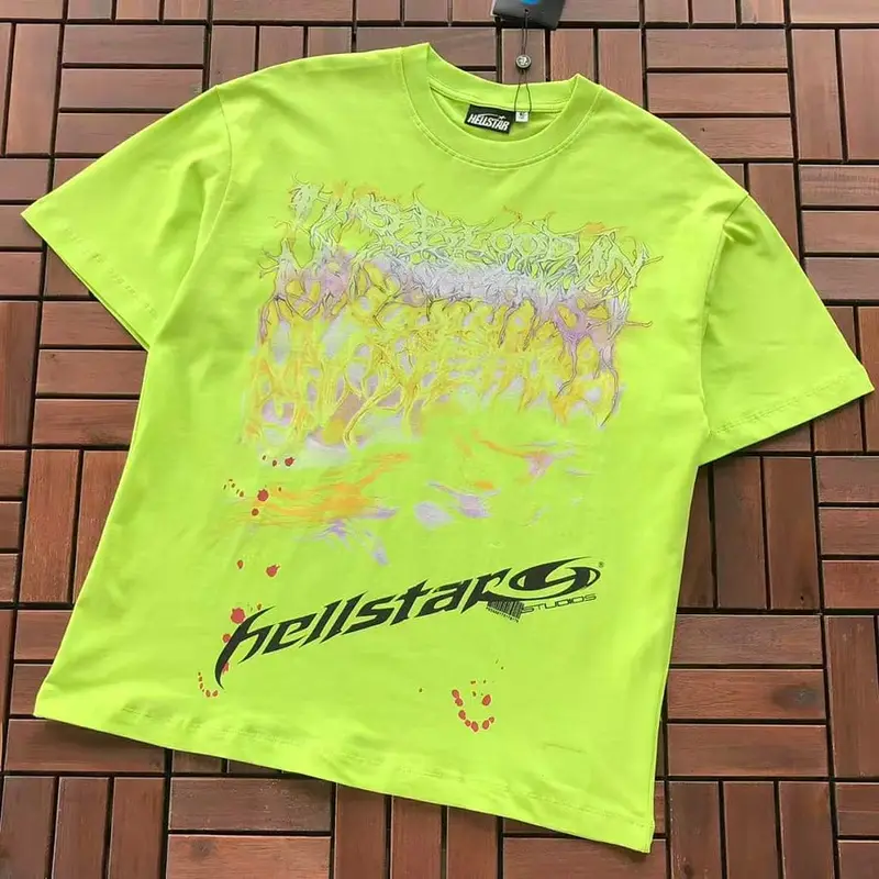 ￥~85 HELLSTAR T-SHIRT 77072269 (im 185CM 80KG iwear size M in the photo)
