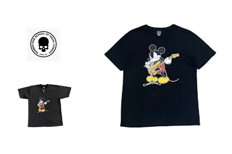 Number Nine Mickey T-shirt Tee