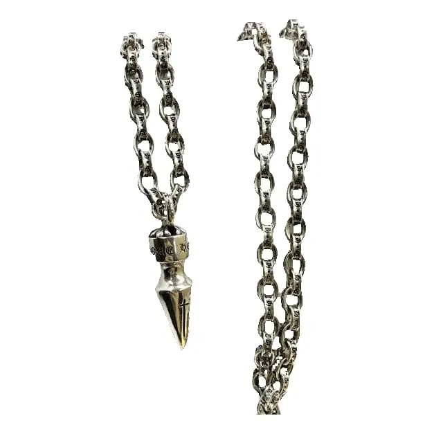 Chrome heart necklace