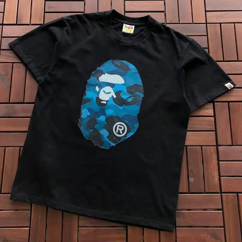 ￥~75 BAPE T-SHIRT 66072266 (im 185CM 70KG iwear size M in the photo)