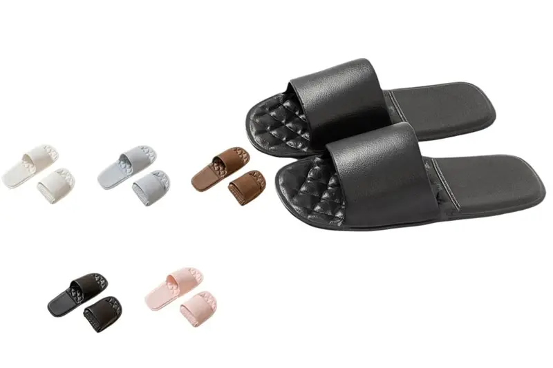 Portable folding slippers