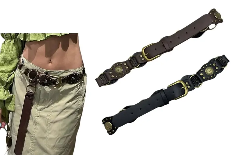 Retro buckle belt