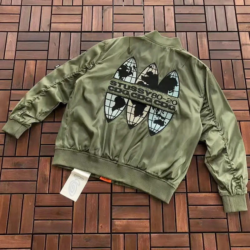 ￥~219 ST🔥S🔥Y & CDG JACKET 66072320 (im 185CM 80KG iwear size L in the photo)