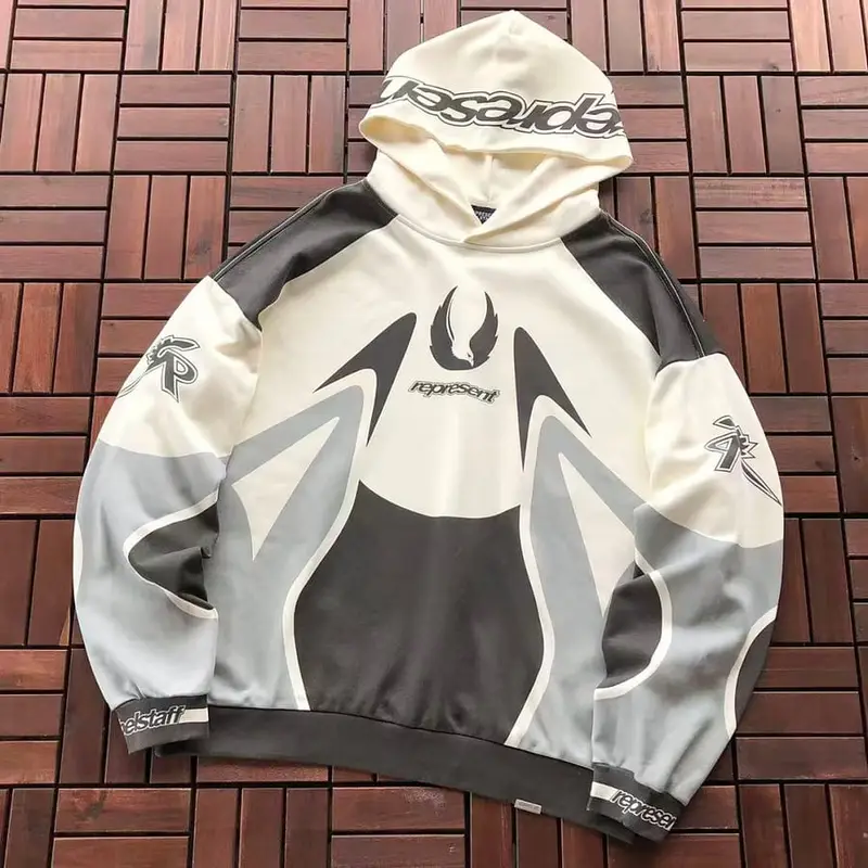￥~185 REPRESENT & BELSTAFF HOODIE 77072044 (im 185CM 80KG iwear size M in the photo)