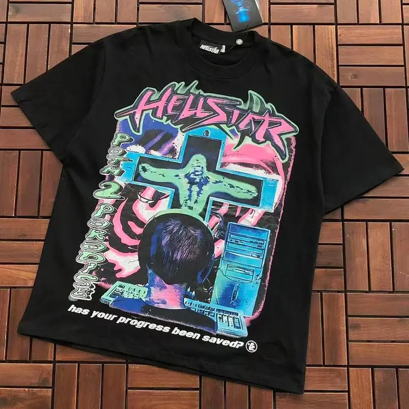 ￥ ~ 119 HELLSTAR T-SHIRT 55081474 (im 185CM 70KG iwear size L in the photo)
