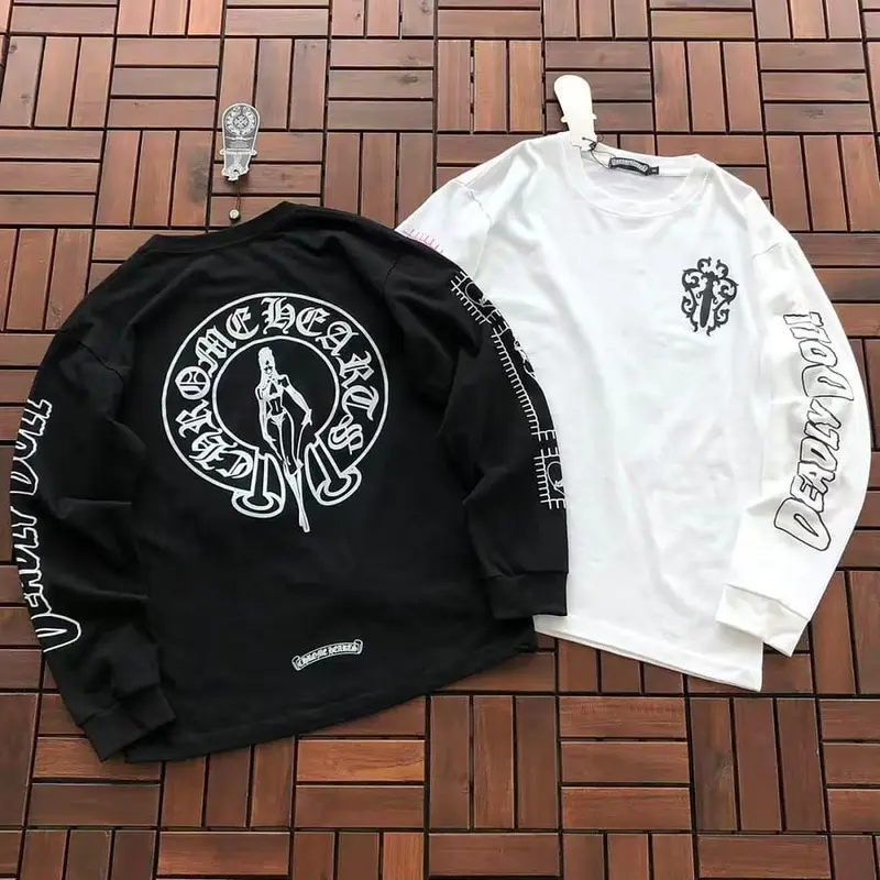 ￥~109 CH🔥OM🔥 HE🔥RTS LONG-SLEEVE 77071416