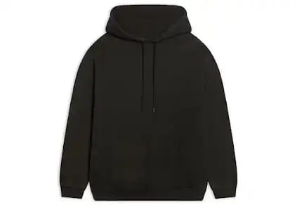 Balenciaga Embroidered Hoodie Black