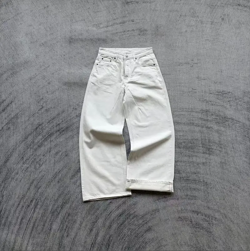 Fyredwrld Cream selvedge denim jeans