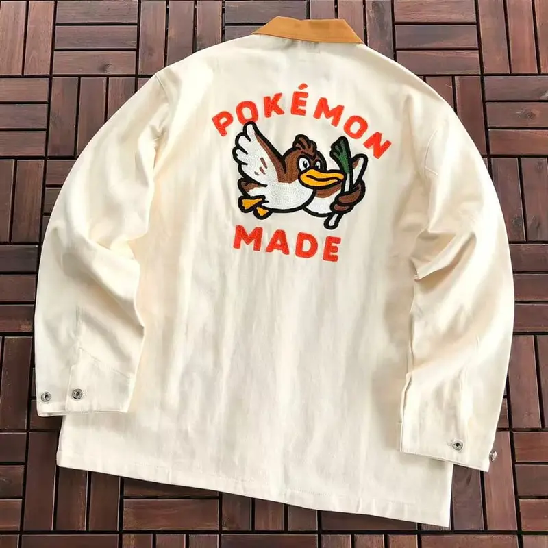 ￥~308 H🔥M🔥N MA🔥E & POKEMON JACKET 66081109 (im 185CM 80KG iwear size M in the photo)