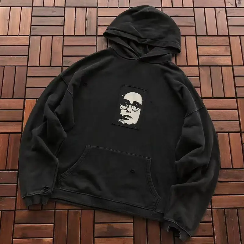 ￥~175 E.R.D HOODIE FLEECE 77070853 (im 185CM 70KG iwear size M in the photo)