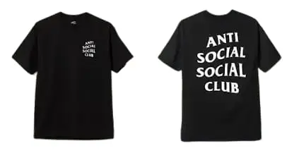 Anti Social Club Tees (24 Variants)