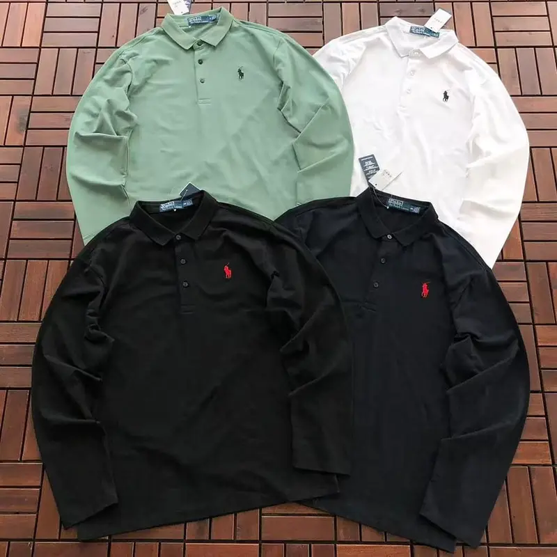 ￥~99 RA🔥PH🔥AU🔥EN LONG-SLEEVE POLO 66073142 (im 185CM 70KG iwear size 2XL in the photo)