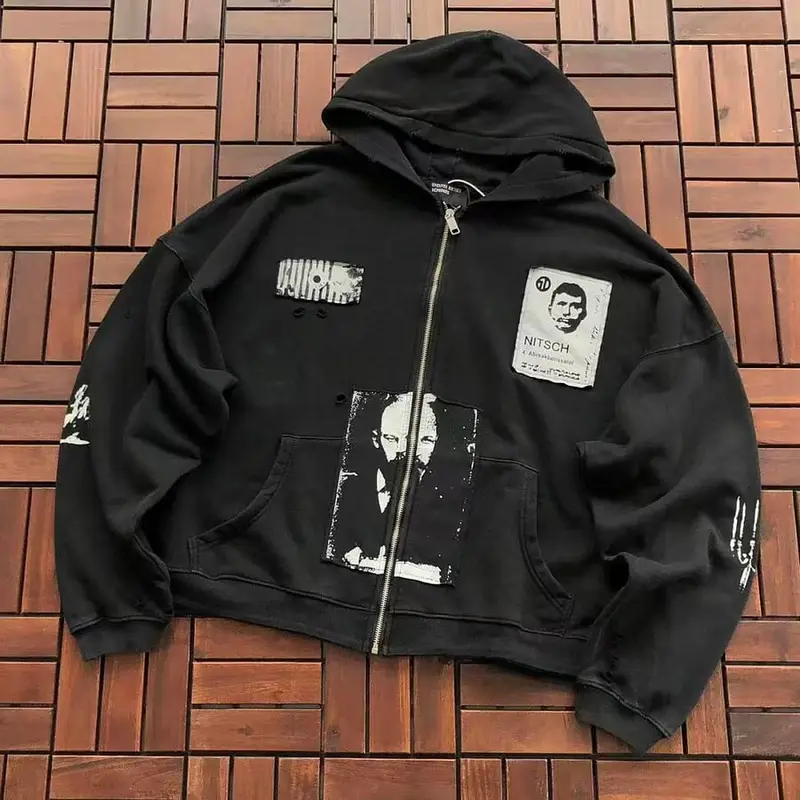 ￥~195 E.R.D HOODIE FLEECE 77070852 (im 185CM 70KG iwear size M in the photo)