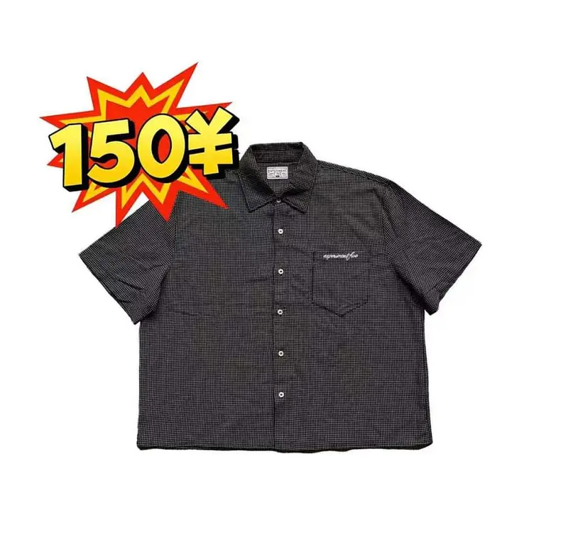 Ex*eriment 5 plaid shirts black