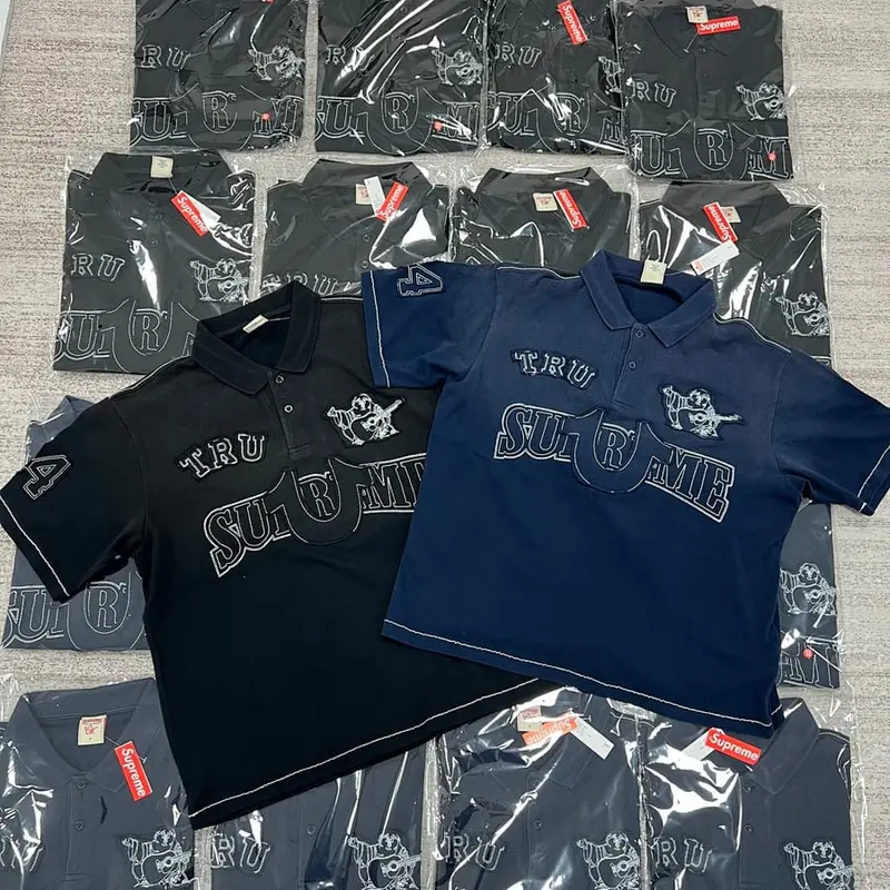 Supreme x True Religion Appliqué Polo（2colors