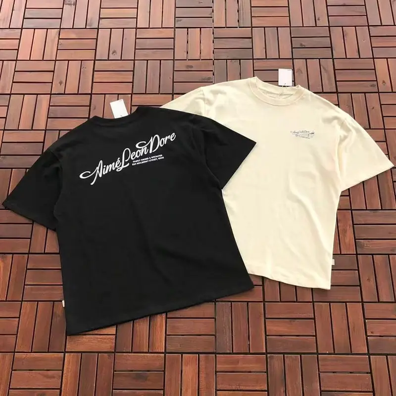 ￥~85 AI🔥E L🔥🔥N D🔥RE T-SHIRT 77040901 (im 176CM 58KG iwear size L in the photo)