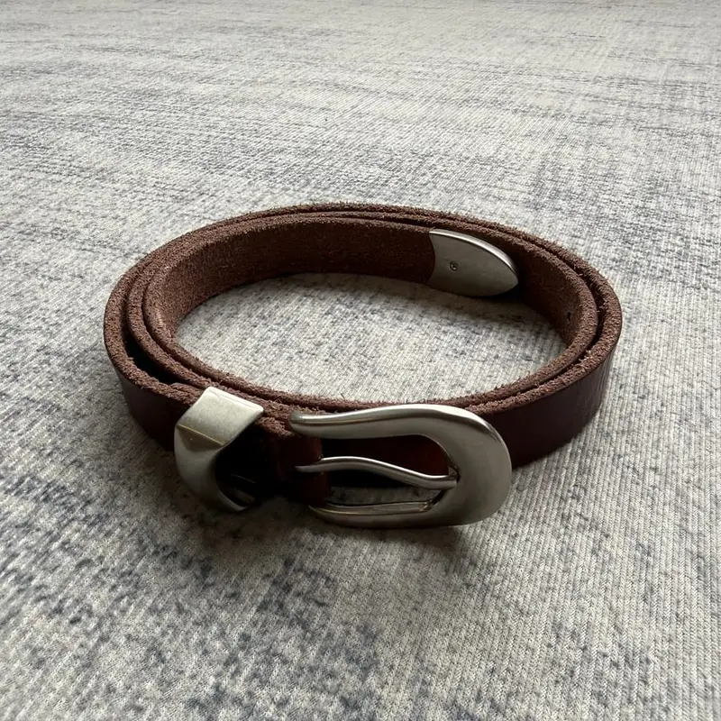 Fyredwrld Thin Leather Belt