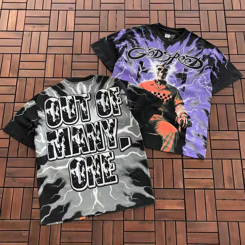 ￥~89 GODSPEED T-SHIRT 77072217 (im 185CM 80KG iwear size M in the photo)