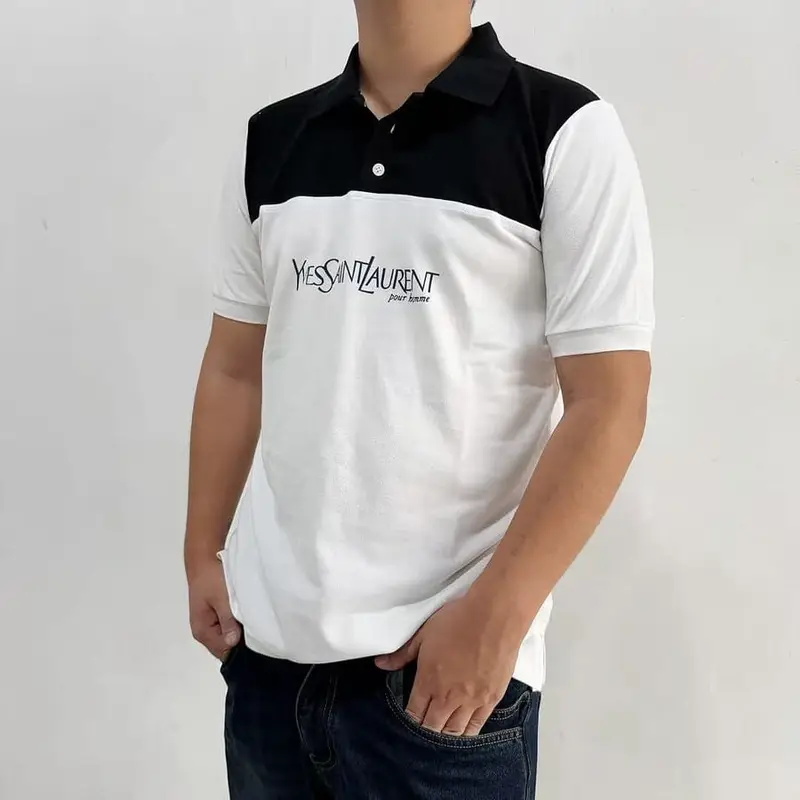 YSL Vintage Polos White