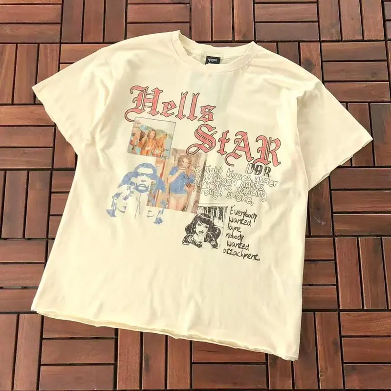 ￥~99 HELLSTAR T-SHIRT 77070603 (im 185CM 70KG iwear size M in the photo)
