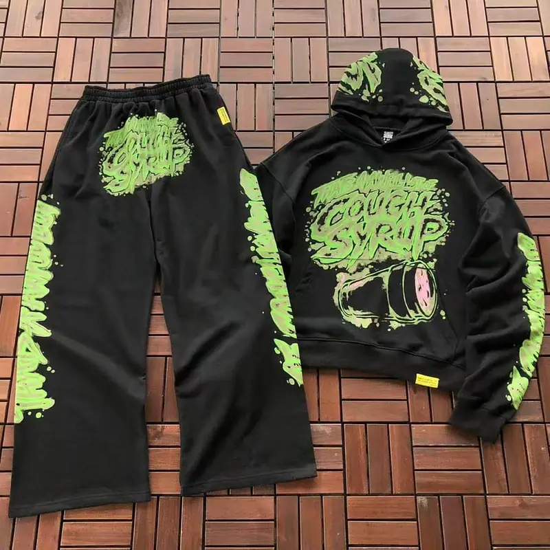 TOP ￥~139 PANTS ￥~129 TH🔥T'S A AW🔥UL L🔥T OF C.. HOODIE TROUSERS 77072837