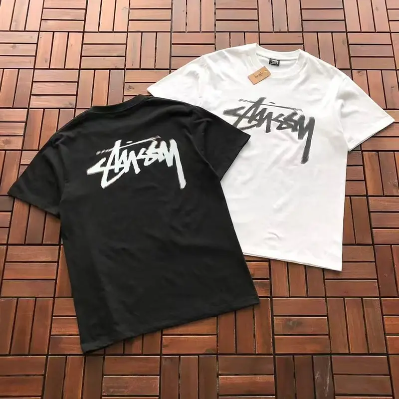 ￥~85 ST🔥S🔥Y T-SHIRT 55070819 (im 185CM 70KG iwear size M in the photo)