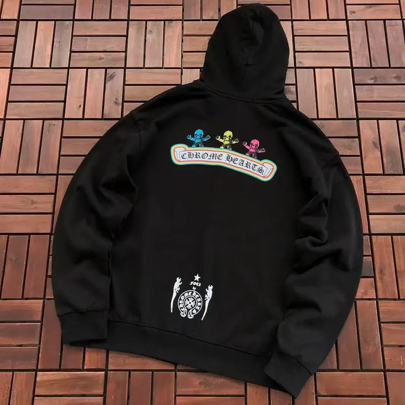 ￥~236 CH🔥OM🔥 HE🔥RTS HOODIE 66081207 (im 185CM 70KG iwear size L in the photo)