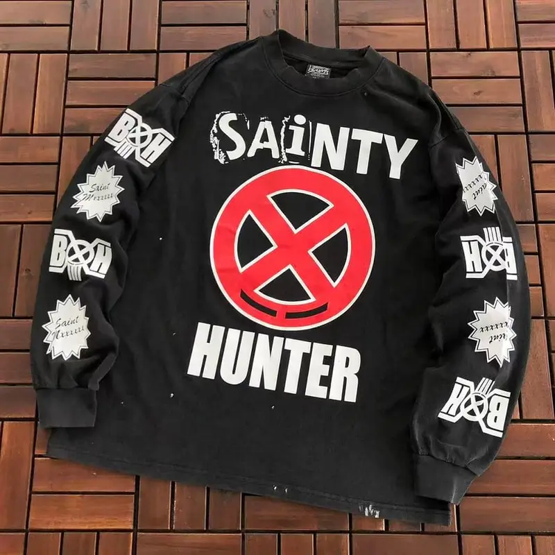￥ ~ 139 SAINT MICHAEL LONG-SLEEVE 55072217 (im 185CM 70KG iwear size S in the photo)