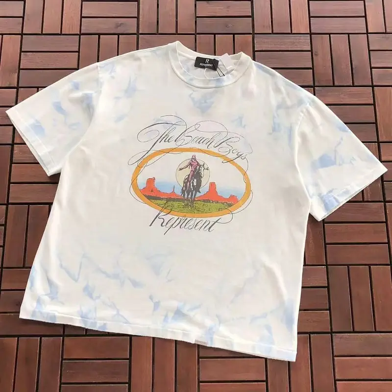 ￥~99 REPRESENT & BEACH BOYS T-SHIRT 77080516 (im 185CM 80KG iwear size M in the photo)