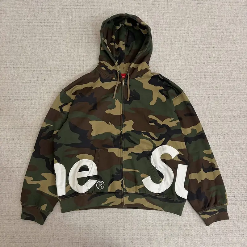 Supreme big logo hoodie