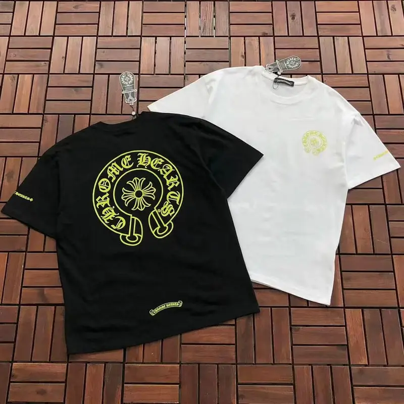 ￥~85 CH🔥OM🔥 HE🔥RTS T-SHIRT 77081101 (im 185CM 70KG iwear size M in the photo)