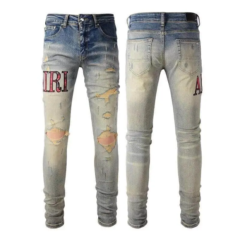 Distressed and Ripped Purple Jeans (37 styles)