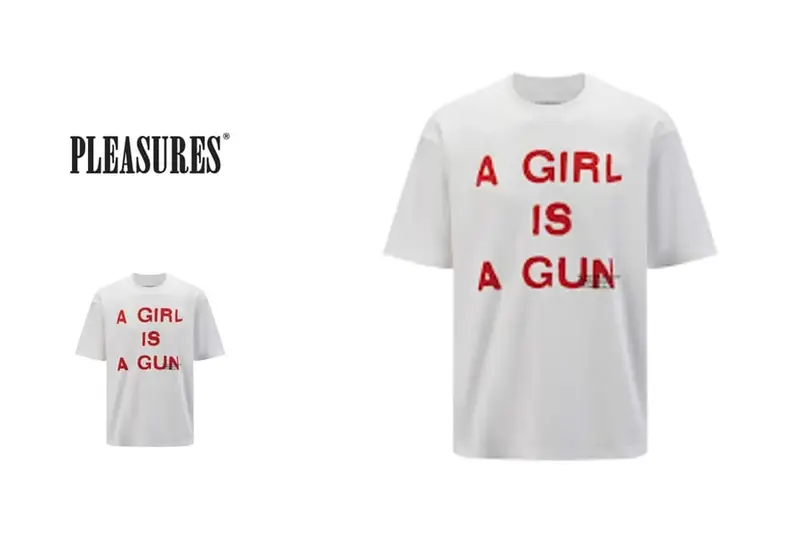 Pleasures A girl is a gun T-shirt Tee