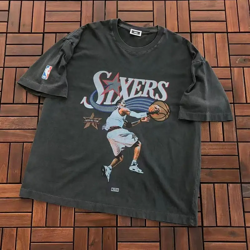￥~109 K🔥T🔥& NBA T-SHIRT 77071057 (im 185CM 70KG iwear size L in the photo)