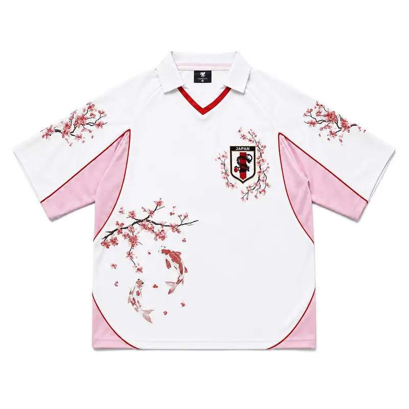 "Hanami" Heavy Embroidery Satin Jersey