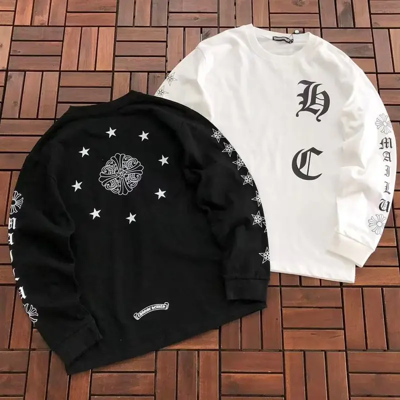 ￥~109 CH🔥OM🔥 HE🔥RTS LONG-SLEEVE 77081124