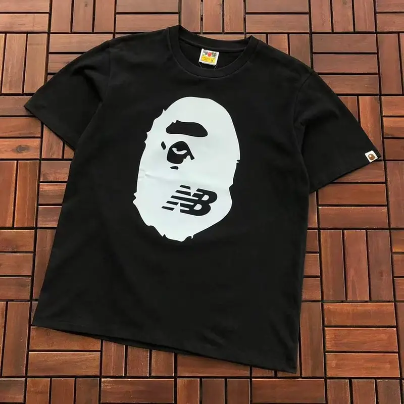 ￥~75 BAPE & NEW BALANCE T-SHIRT 66071419 (im 185CM 70KG iwear size M in the photo)
