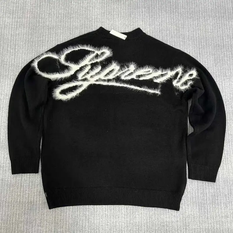 Supreme FW25 FW25 WEEK17 Angora Script Sweater