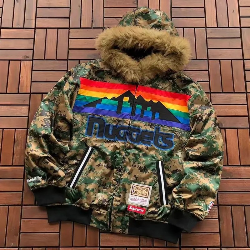 ￥ 419 S🔥P🔥E🔥E & NBA & MITCHELL & NESS COTTON JACKET 88072802