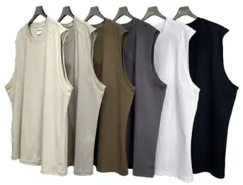 Unbranded Blank Sleeveless Tees