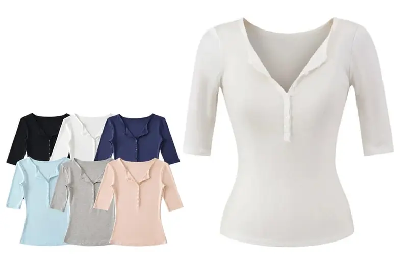 V-neck T-shirt