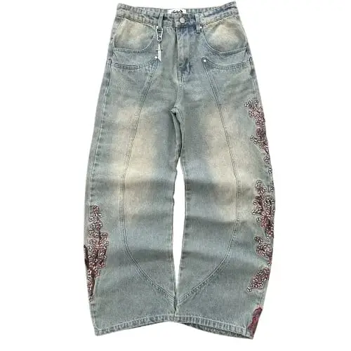 Vescartes Sakura Baggy Jeans