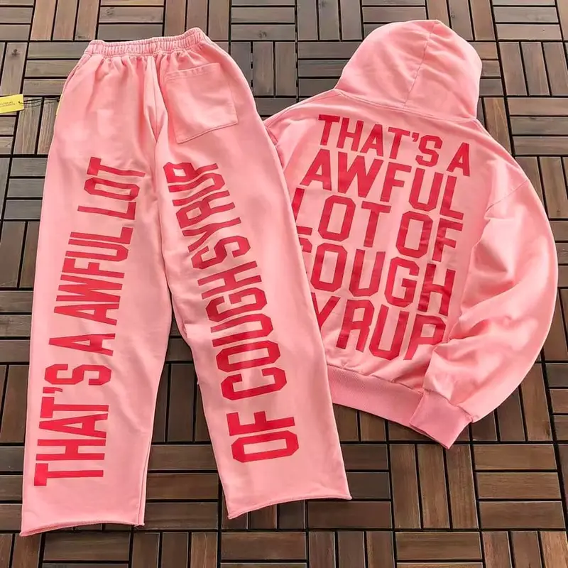 TOP￥~268 PANTS￥~258 TH🔥T'S A AW🔥UL L🔥T OF C.. HOODIE TROUSERS 55071709